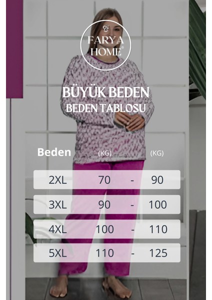 Büyük Beden Pamuklu 2 Iplik Kışlık Uzun Kollu Pijama Takımı modelleri