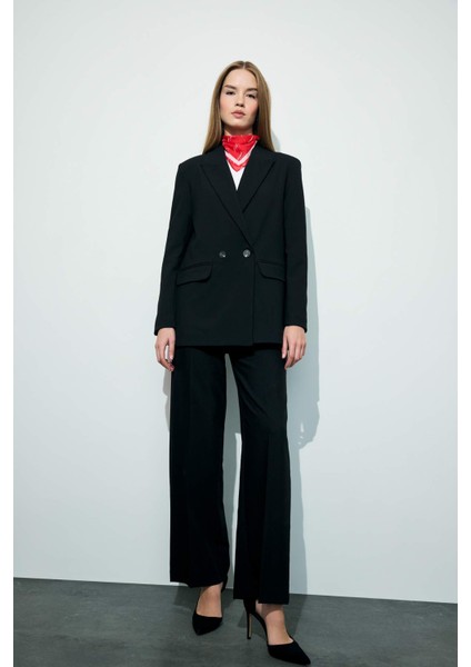 Oversize Geniş Kalıp Ceket Yaka Blazer Ceket E7732AX25AU fiyatları