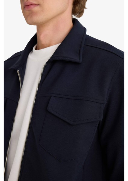 Regular Fit Polo Yaka Gömlek Ceket F0336AX25AU