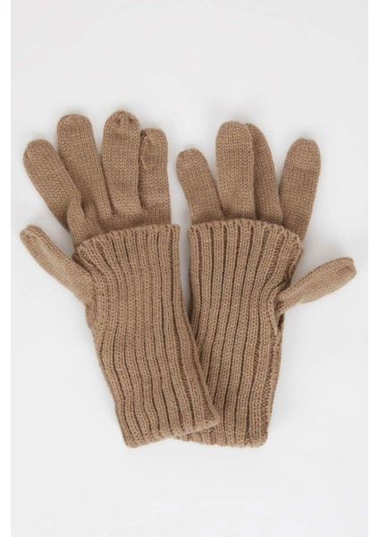 Kadın Triko Eldiven C6843AX24WN