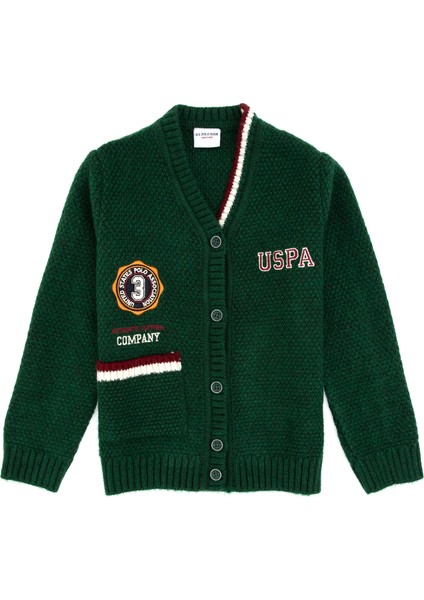 Erkek Çocuk Koyu Yeşil Hırka (Triko) 50311118-VR079