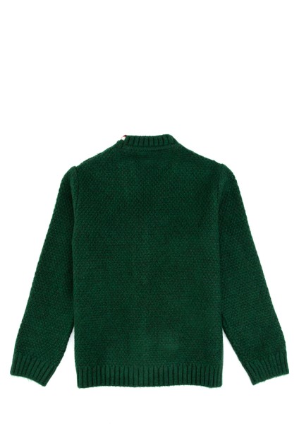 Erkek Çocuk Koyu Yeşil Hırka (Triko) 50311118-VR079 fiyatları