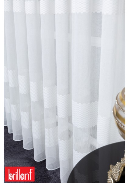 Keten Rio 1/2,5 Normal Pileli Ütü Istemez Kırışmaz Yeni Sezon Salon Oda Tül Perdesi