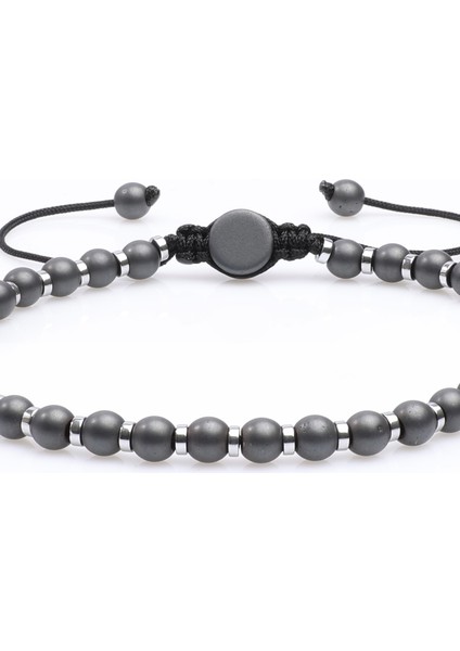 Hematit Doğal Taş Bileklik, Unisex Bileklik, Tasarım Bileklik Ipli Ayarlanabilir fiyatları