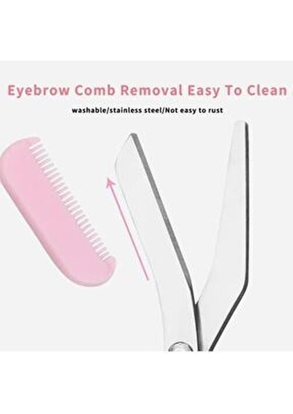 Çok Amaçlı Kaş Kirpik Makası Paslanmaz Çelik 12.5 cm Hafif ve Kullanışlı modelleri