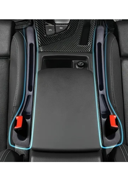 2 Adet Siyah Renk Araba Koltuk Arası Düzenleyici