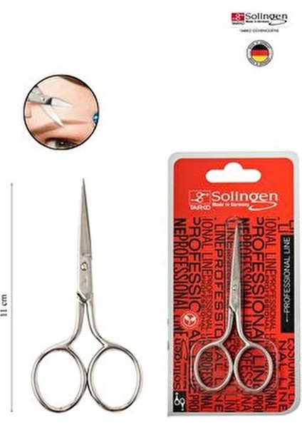 Solingen Kaş ve Bıyık Makası Profesyonel Kullanım İçin 2136 Kaliteli Kesim modelleri