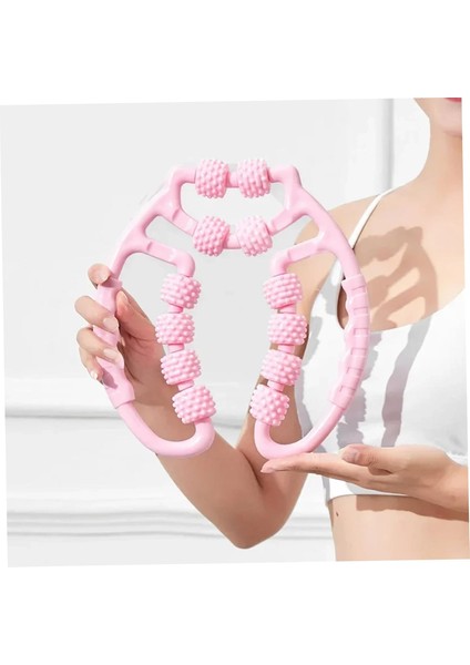 - 9 Tekerlekli Boyun Kol Bel Bacak Ayak Selülit Masaj Aleti - Pembe Renk indirimleri