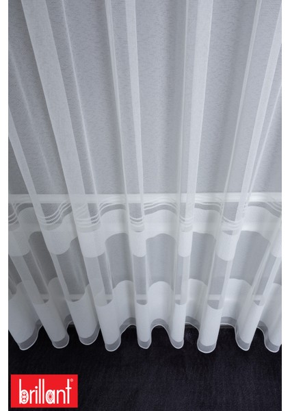 Keten Diego Ekru 1/2 Orta Pileli Ütü Istemez Kırışmaz Yeni Sezon Salon Oda Tül Perdesi indirimleri