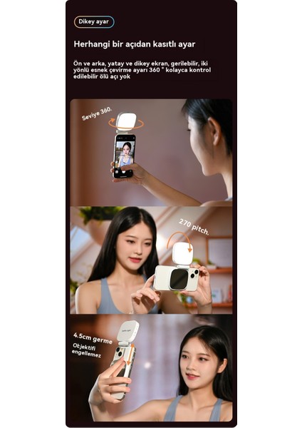 Cep Telefonu Için Kendinden Yapışan Güzellik Aydınlatması (Yurt Dışından) fırsatları