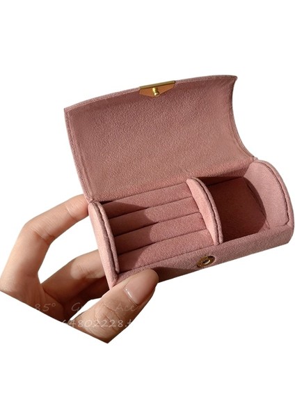 Zarif Taşınabilir Mini Takı Saklama Kutusu Mücevher Kutusu (Yurt Dışından)