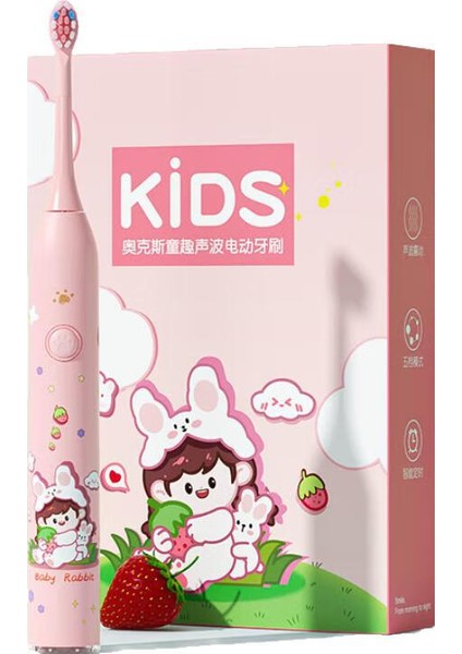 Oaks USB Çocuk Yumuşak Kıllı Çocuk Diş Fırçası (Yurt Dışından)