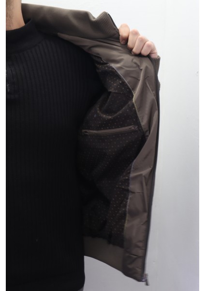 Fistan Store Erkek Hakim Yaka Spor Kesim Normal Kalıp Kolları Çelik Örgü Kışlık Mont fırsatları