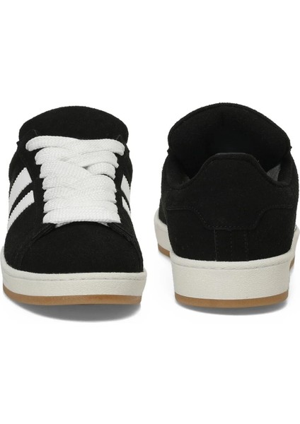 Campus 00S Tarzı Siyah Beyaz Süet Unisex Spor Ayakkabı Kalın Taban Sneaker fırsatları