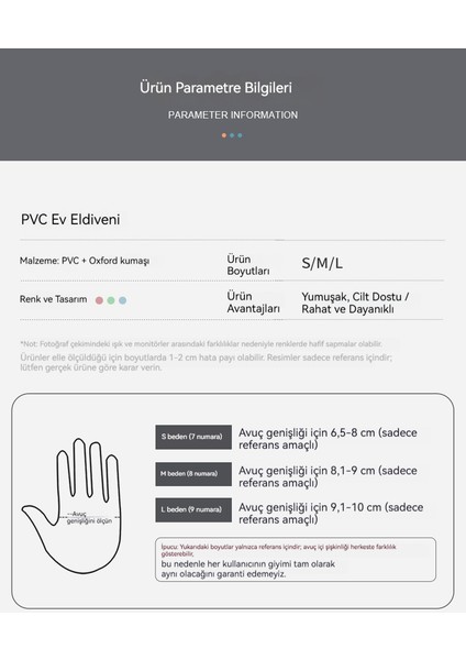 Yünlü Eldiven, Kışın Bulaşık Yıkamak Için, Kalınlaştırılmış, Çamaşır Yıkamak Için Su Geçirmez Eldiven (Yurt Dışından) fiyatları