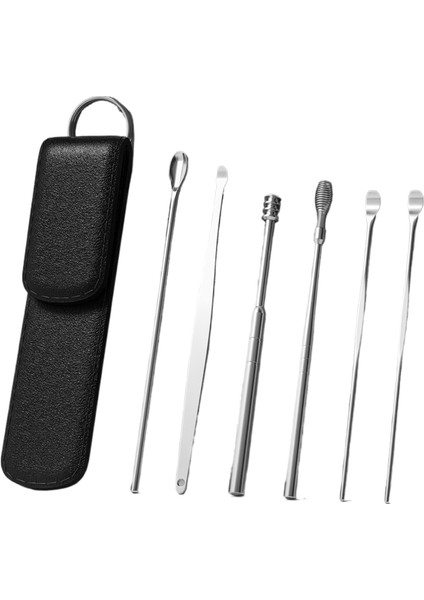 Paslanmaz Çelik Kulak Temizleme Çubuğu Seti (Yurt Dışından)