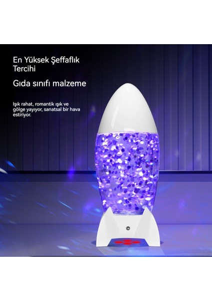 Romantik Roket Atmosfer Işık Yatak Odası Masa Lambası (Yurt Dışından) fiyatları