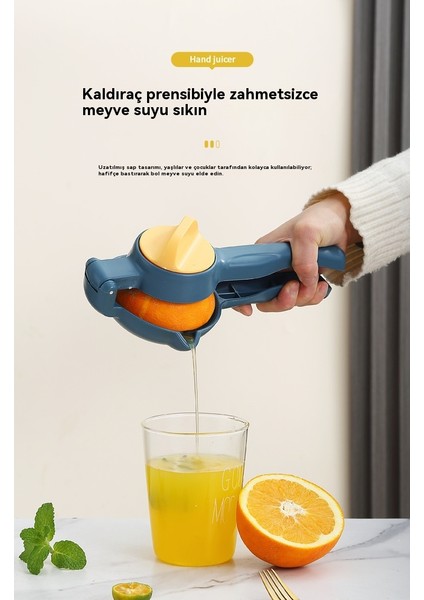 Büyük Çok Fonksiyonlu Limon Sıkacağı Sıcak Portakal Suyu Greyfurt Nar Manuel Meyve Sıkacağı Presi (Yurt Dışından) fırsatları