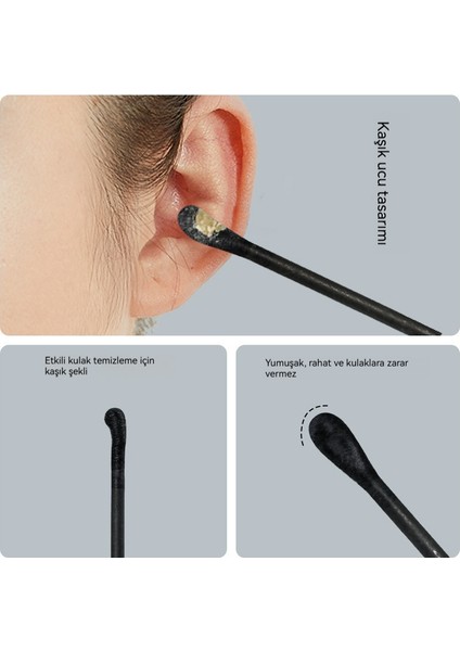 Çift Başlıklı, Iki Amaçlı 2'si 1 Arada Yağsız Pamuklu Çubuk, 100 Adet (Yurt Dışından) fırsatları