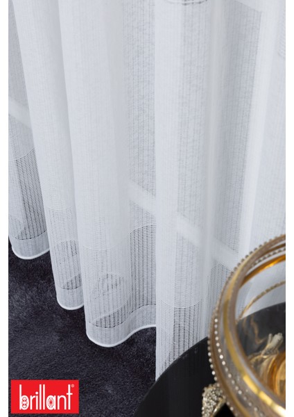 Keten Birce 1/2.5 Normal Pileli Ütü Istemez Kırışmaz Yeni Sezon Salon Oda Tül Perdesi