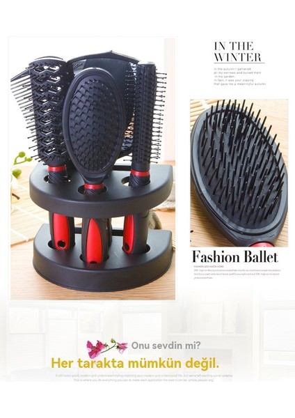 Erkek ve Kadın Kuaför Tarak Rulo Tarak Masaj Hava Yastığı Tarak Seti (Yurt Dışından) modelleri