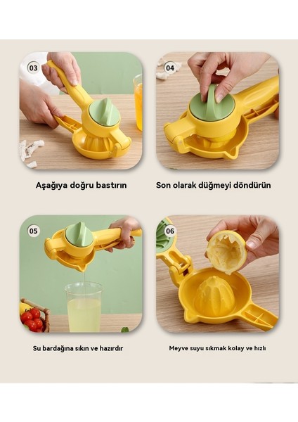 Büyük Çok Fonksiyonlu Limon Sıkacağı Sıcak Portakal Suyu Greyfurt Nar Manuel Meyve Sıkacağı Presi (Yurt Dışından) modelleri