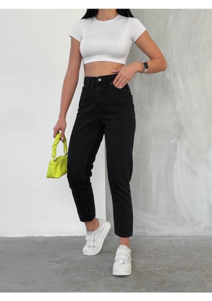 Tommytom Ivan Queen Madgırl Siyah Mam Kot Pant. Likralı Solmaz Siyah