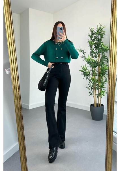 Tommytom Mia Maria Gold Premium Siyah Jean Pant. 101225 2025