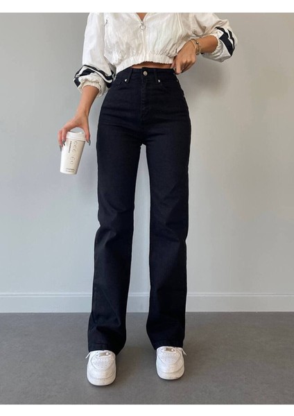 Winner Solmayan Siyah Salaş Palazzo Denim Pant. Jean fiyatları