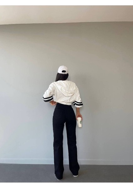 Winner Solmayan Siyah Salaş Palazzo Denim Pant. Jean modelleri