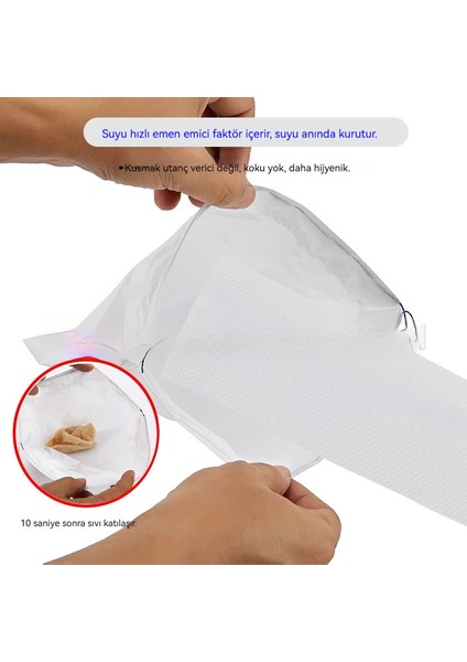 20 Adet Tek Kullanımlık Kusma Torbaları Hamile Hamile Sabah Hastalığı Torbaları (Yurt Dışından) fiyatları