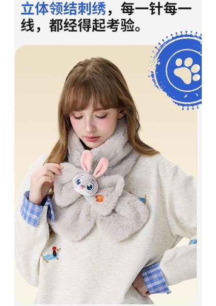 Disney Orijinal Sonbahar ve Kış Judy Tavşan Peluş Eşarp (Yurt Dışından) indirimleri