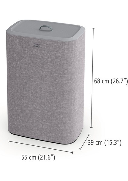 Tota 90 L Trio 3 Bölmeli Çamaşır Ayırma Sepeti Siyah modelleri