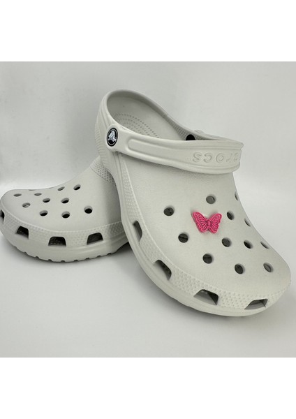 Terlik Süsü ve Aksesuarı , Çanta Süsü – Jibbitz 3D Küçük Boy Desenli Kelebek Figür Logo Aksesuar fırsatları