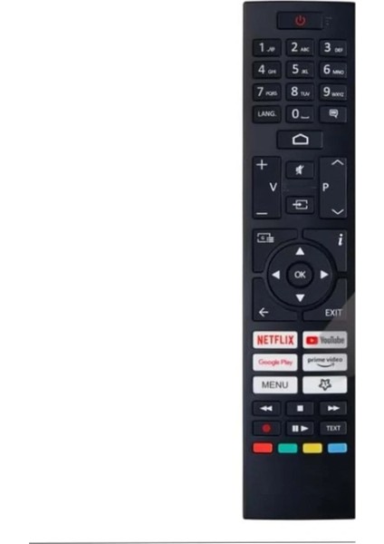 LCD LED Kumanda Toshiba Vestel CT-8564 Netflix Google Play Prime Video Tuşlu