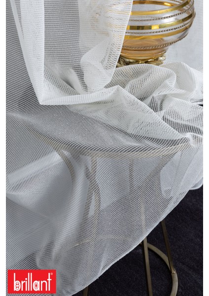 File Cleo 1/2 Orta Pileli Ütü Istemez Kırışmaz Yeni Sezon Salon Oda Tül Perdesi