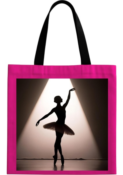 Luminera Balerin Silüet Koton Çanta