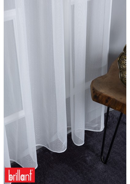 Keten Lenora 1/25 Normal Pileli Ütü Istemez Kırışmaz Yeni Sezon Salon Oda Tül Perdesi