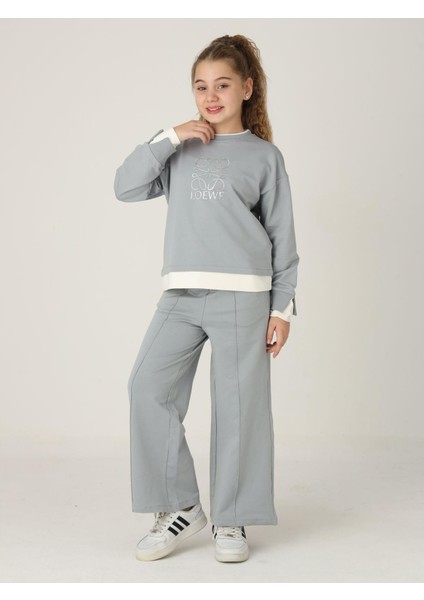 Loewe Kız Çocuk Eşofman Takımı Gri