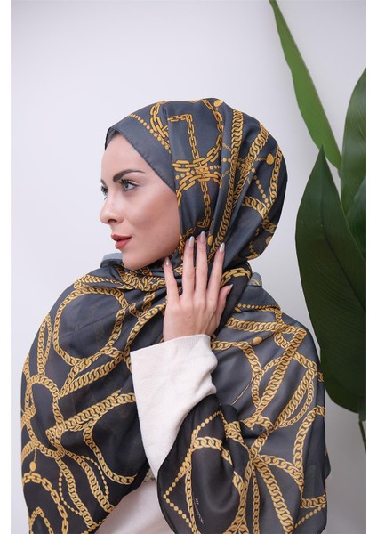 Halka Zincir Desenli Dijital Soft Şal indirimleri