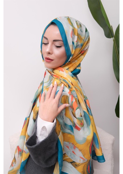 Floral Akrilik Desenli Dijital Soft Şal indirimleri