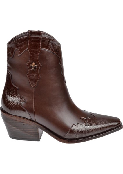 Kısa Western Kadın Topuklu Bot SMS-58151 Kahve fiyatları
