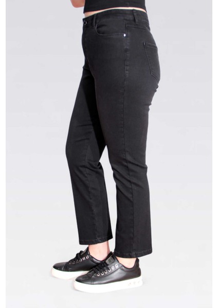 Tolga Saraçoğlu Kadın Dar Paça Bilek Boy Kot Pantolon 30296 Siyah modelleri