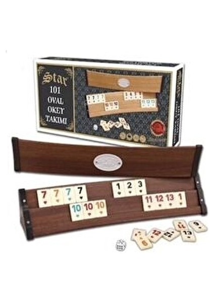 OKEY Sedef Oval Okey Takımı Ergonomik Tasarım ve Büyük Melamin Taşlarla 3-4 Yaş Aralığına Uygun fiyatları