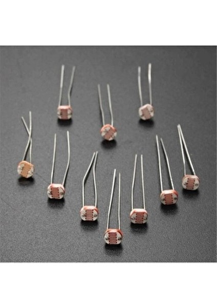 Ldr Işık Sensörü 5mm Foto Direnç 10 Adet Maksimum Gerilim 150V ile Arduino Uyumlu modelleri