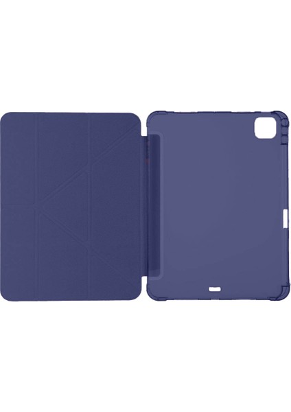 iPad Pro 11 Inç M5 2025 Uyumlu Kılıf Üçgen Katlanabilir Kalem Şarj Bölmeli Kılıf fiyatları