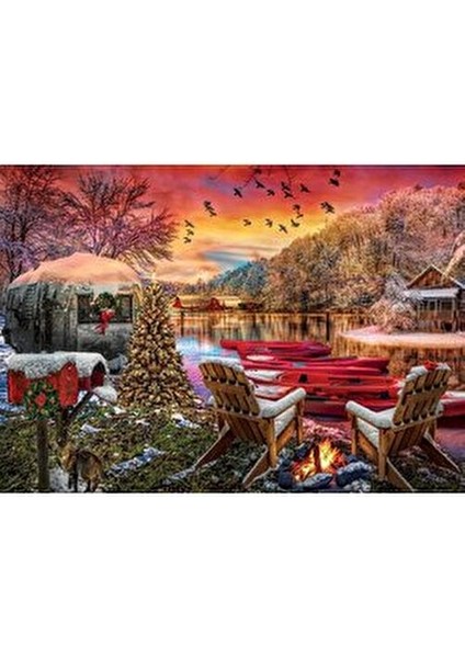 Göç Yolu 1000 Parça Puzzle 68x48 cm Zorlu ve Eğlenceli Aktivite fırsatları