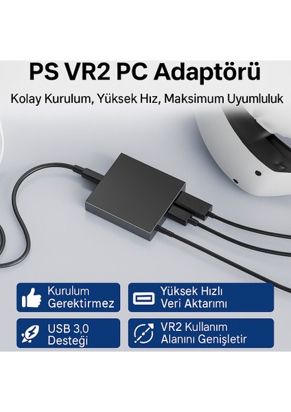Ps Vr2 Uyumlu Pc Adaptörü – Windows Için Ps5 Sanal Gerçeklik Bağlantı aparatı modelleri