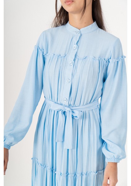 Selya Kız Çocuk Elbise Mavi modelleri