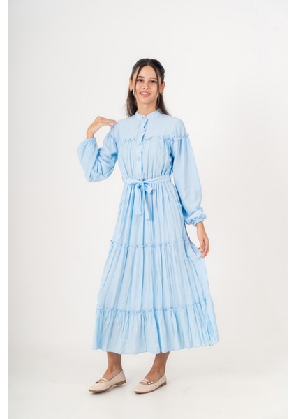 Selya Kız Çocuk Elbise Mavi indirimleri